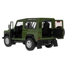 Rastar Auto Land Rover Defender na dálkové ovládání 1:14 RASTAR, zelené