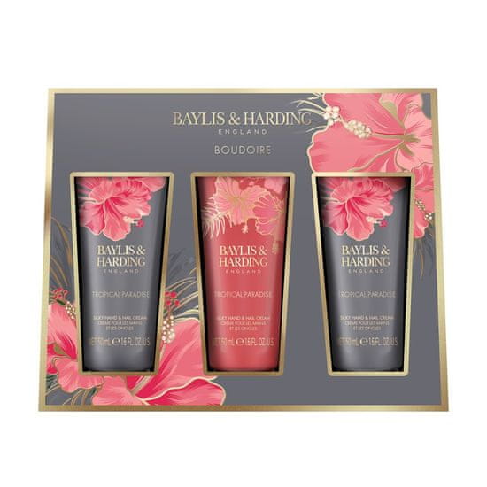 Baylis & Harding Tropical Paradise - sada krémů na ruce, 3 ks