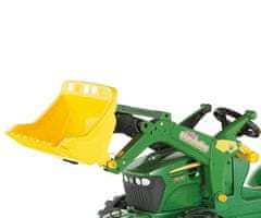 MILLY MALLY Šlapací traktor nakladač Rolly Toys John Deere Farmtrac zelený