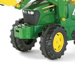 MILLY MALLY Šlapací traktor nakladač Rolly Toys John Deere Farmtrac zelený