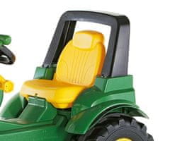 MILLY MALLY Šlapací traktor nakladač Rolly Toys John Deere Farmtrac zelený