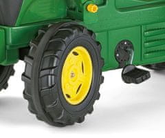 MILLY MALLY Šlapací traktor nakladač Rolly Toys John Deere Farmtrac zelený