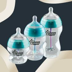 Tommee Tippee CTN Kojenecká Láhev ADVANCED ANTI-COLIC pomalý průtok 3x260 ml, 0m+