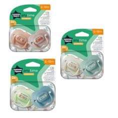 Tommee Tippee CTN AnyTime, Silikonový Dudlík, 6-18m, 2ks