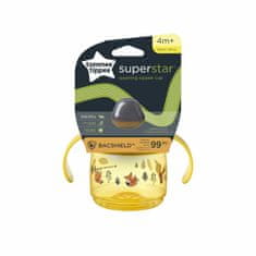 Tommee Tippee Superstar netekoucí hrnek/sklenice, 190 ml, 4m+, žlutý