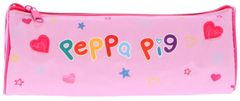 CurePink Školní penál na psací potřeby Peppa Pig|Prasátko Pepa: Švihadlo (8 x 22 x 8 cm)