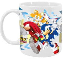 CurePink Keramický hrnek Sonic The Hedgehog: Postavy (objem 325 ml)