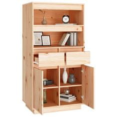 Vidaxl Skříň highboard 60 x 40 x 116,5 cm masivní borové dřevo