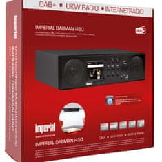 Imperial Imperial i450 radiopřijímač DAB+ / FM, internetové rádio, Bluetooth, 2.8" barevný displej, černé