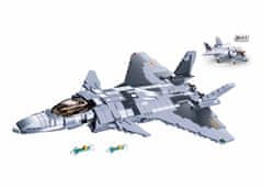 Sluban Model Bricks M38-B0931 Stíhací letoun J-20 Mighty Dragon 2v1 M38-B0931