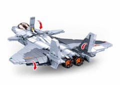 Sluban Model Bricks M38-B0931 Stíhací letoun J-20 Mighty Dragon 2v1 M38-B0931