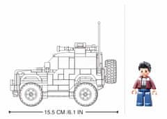 Sluban Model Bricks M38-B1015 Anglický SUV vůz M38-B1015