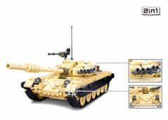 Sluban Model Bricks M38-B1011 T-72B3 Hlavní tank 2v1 M38-B1011