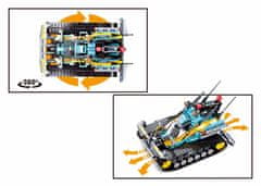 Sluban Power Bricks M38-B1021 Pásový vůz Škorpión R/C na dálkové ovládání M38-B1021