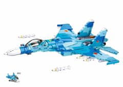 Sluban Model Bricks M38-B0985 Stíhací letoun Su-27 2v1 M38-B0985