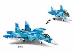 Sluban Model Bricks M38-B0985 Stíhací letoun Su-27 2v1 M38-B0985