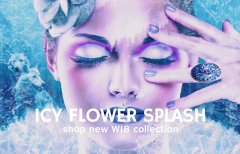 Kraftika Icy flower splash kolekce peridot olivově zelená crystal