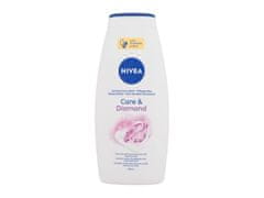 Nivea 750ml care & diamond caring foam bath, pěna do koupele