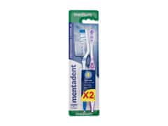 Mentadent 2balení family protection toothbrush medium