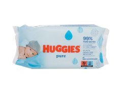 Huggies 56ks pure baby cleansing wipes, čisticí ubrousky