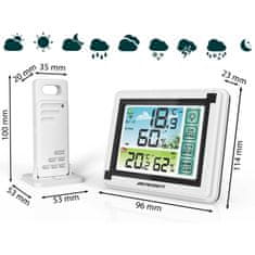 shumee Meteostanice s displejem BD-900 bílá