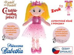 Panenka Princezna Babetka 35 cm měkké tělo na baterie česky zpívající