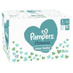 Pampers Pleny jednorázové Harmonie Baby vel. 1, 180 ks, 2kg-5kg