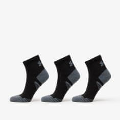 Under Armour Ponožky Performance Cotton 3-Pack QTR Socks Black L Černá