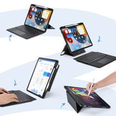 Dux Ducis DK pouzdro s klávesnicí na iPad Pro 12.9'' 2020/2021/2022, černé