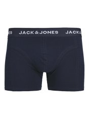 Jack&Jones 3 PACK - pánské boxerky JACCAMOFLAGE 12259089 Navy Blazer (Velikost XL)