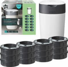 Tommee Tippee Twist & Click Koš na pleny+ 12 náplní/kazet