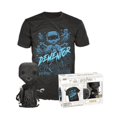 Funko Funko Pop! & Tee: Harry Potter - Dementor (svítí ve tmě) - S