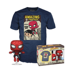 Funko Funko Pop! & Tee: Marvel - Spider Man Comic Cover - L