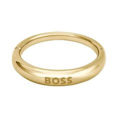 Hugo Boss Minimalistický pozlacený prsten pro ženy 1580620 (Obvod 52 mm)