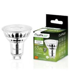 LUMILED 10x LED žárovka GU10 6W = 50W 580lm 4000lm Neutrální bílá 38°