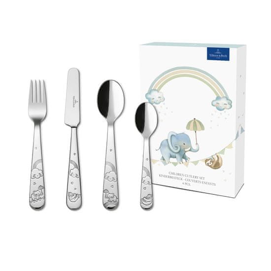 Villeroy & Boch Dětský příbor WALK LIKE AN ELEPHANT, 4 ks