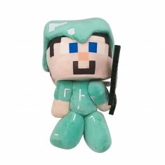 Plush Plyšová hračka Minecraft Steve diamantový mini 16cm