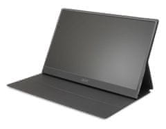 Acer LCD PM161QAbmiuuzx 15,6" IPS LED, 1920x1080, 1xMiniHDMI + 2xType-C + Audio Out, repro 1Wx2, VESA No, Black