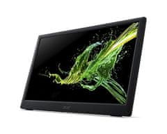 Acer LCD PM161QAbmiuuzx 15,6" IPS LED, 1920x1080, 1xMiniHDMI + 2xType-C + Audio Out, repro 1Wx2, VESA No, Black