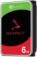 Seagate IronWolf 6TB HDD / ST6000VN006 / Interní 3,5" / 5400 rpm / SATA 6Gb/s /256 MB