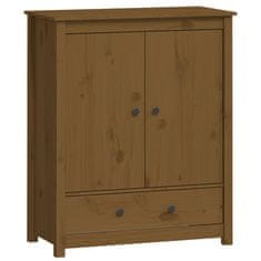 Vidaxl Skříň highboard medově hnědá 83x41,5x100 cm masivní borovice