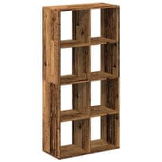 Petromila Knihovna/dělící stěna old wood 69,5x29x137,5 cm kompozit