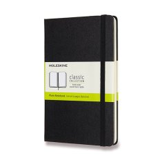 Moleskine Zápisník - tvrdé desky M, čistý, černý