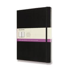 Moleskine Zápisník - tvrdé desky XL, linkovaný-čistý, černý