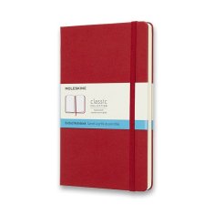 Moleskine Zápisník - tvrdé desky L, tečkovaný, červený