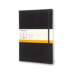 Moleskine Zápisník - tvrdé desky XL, linkovaný, černý