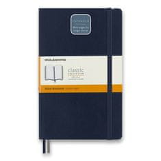 Moleskine Zápisník Expanded - měkké desky L, linkovaný, modrý