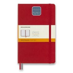 Moleskine Zápisník Expanded - tvrdé desky L, linkovaný, červený