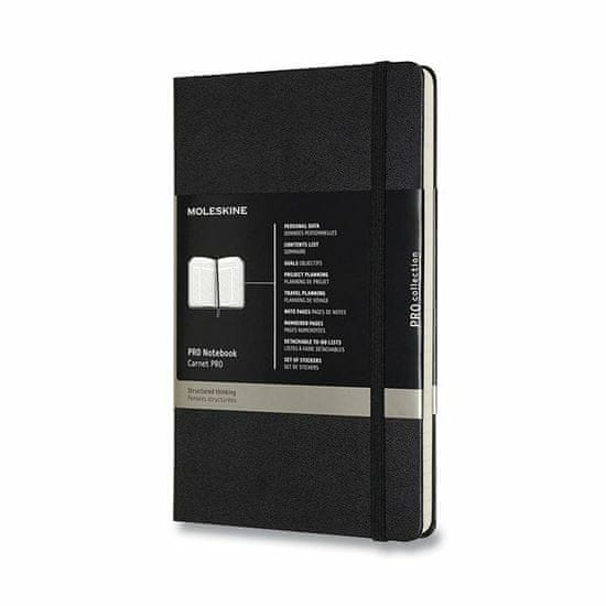 Moleskine Zápisník Professional - tvrdé desky L, černý