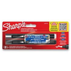 Sharpie Akrylový popisovač Acrylic Marker Bullet sada 2 barvy, černá a bílá